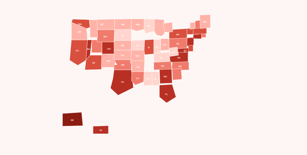 Lifetime Credit Card Debt by State